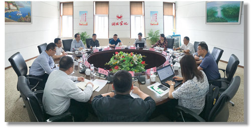 甕福集團(tuán)羅永留、開磷集團(tuán)杜紹倫一行到訪宜化集團(tuán)